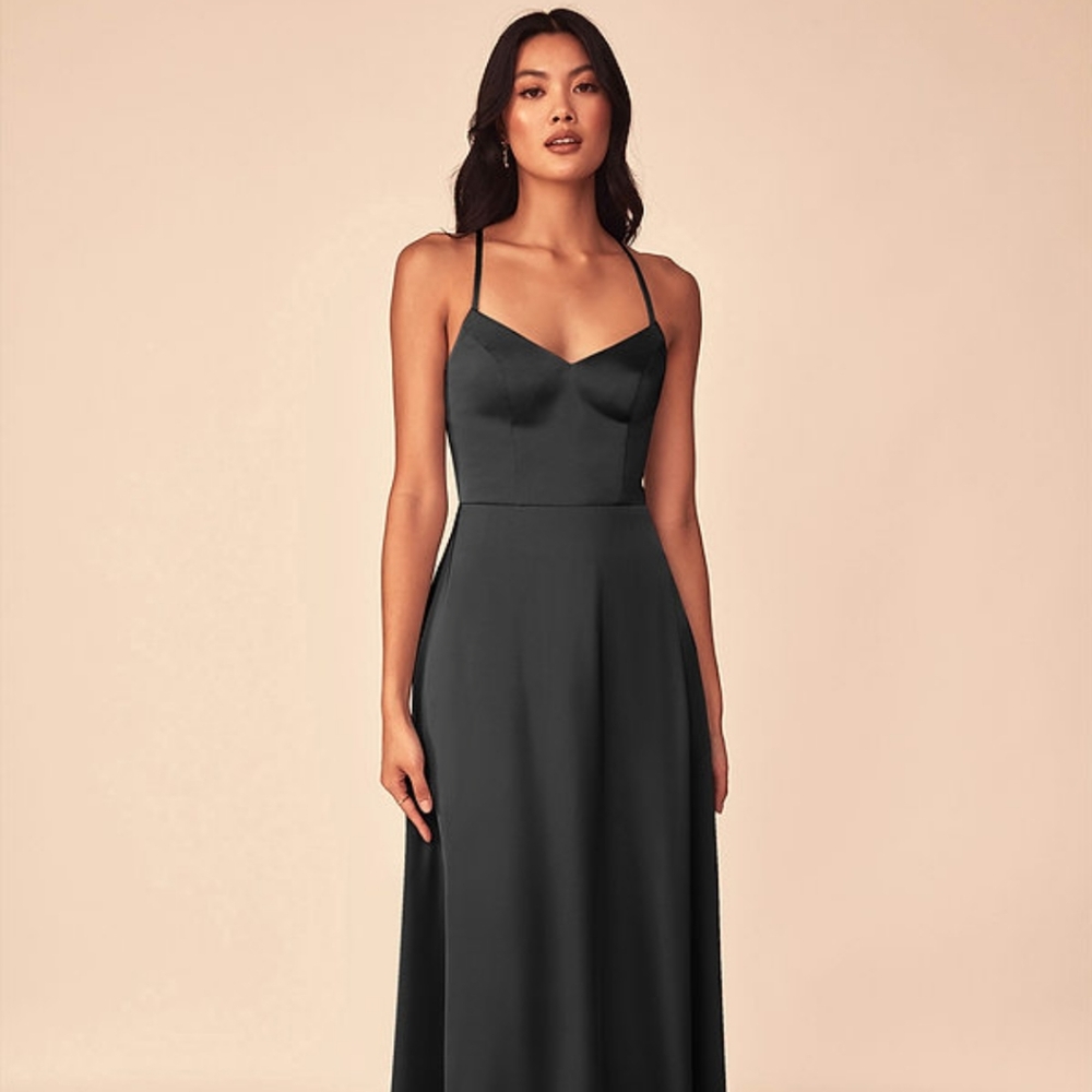 Azazie Mei Black Dress